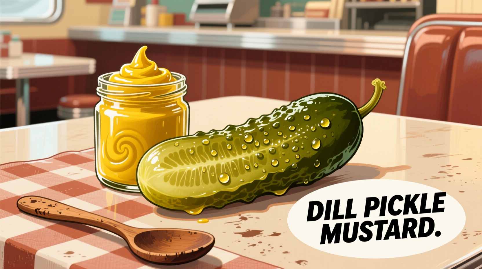 dill pickle mustard