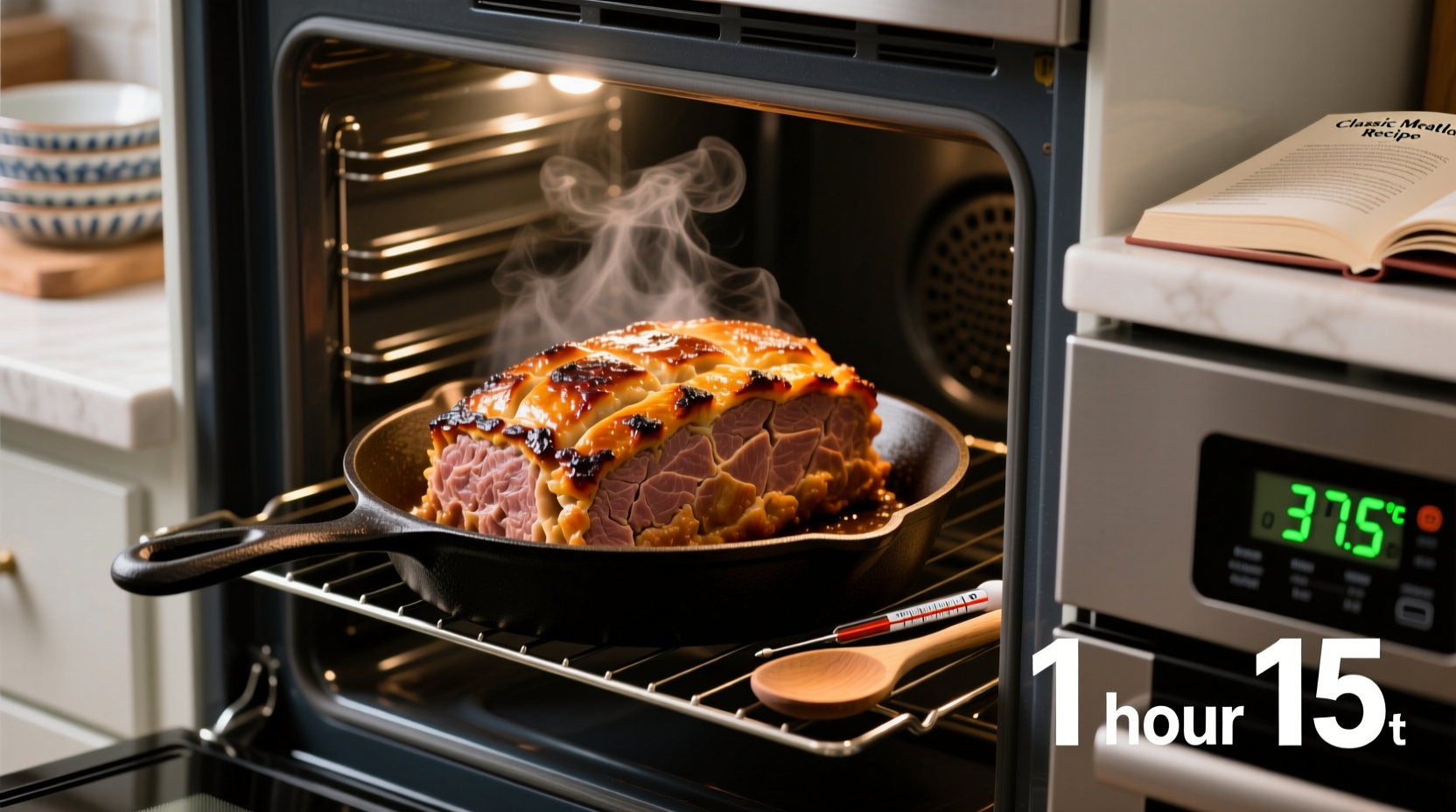 how long to cook a 2lb meatloaf