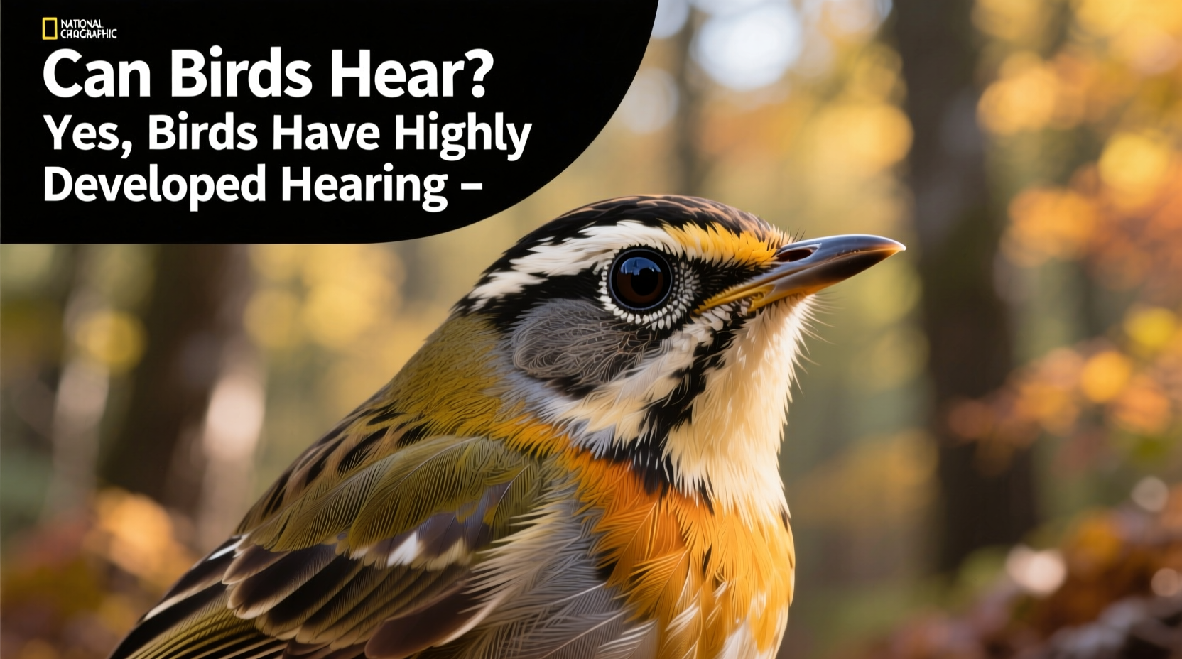 can birds hear