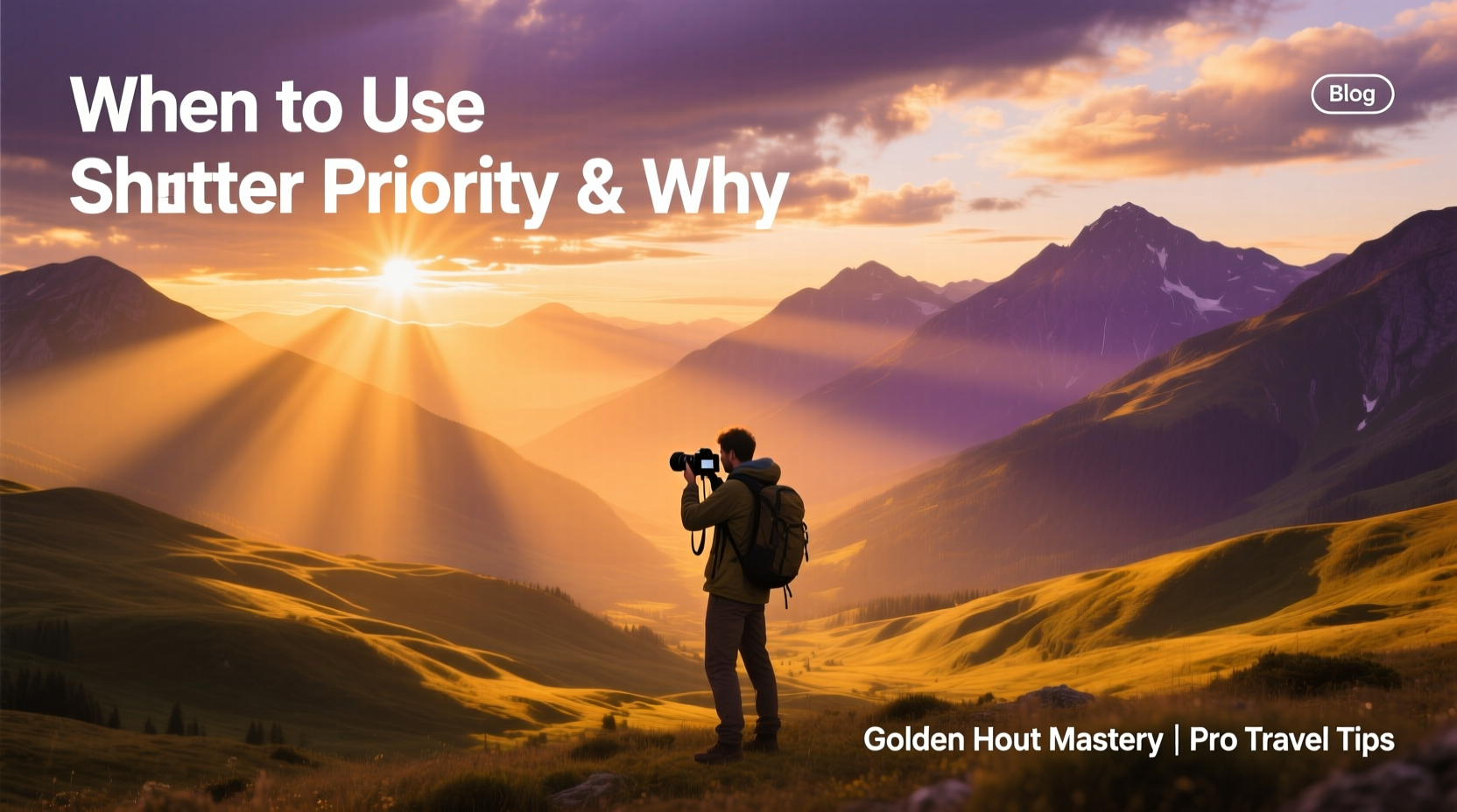 Travel Photography Tip: When to Use Shutter Priority and Why It Matters