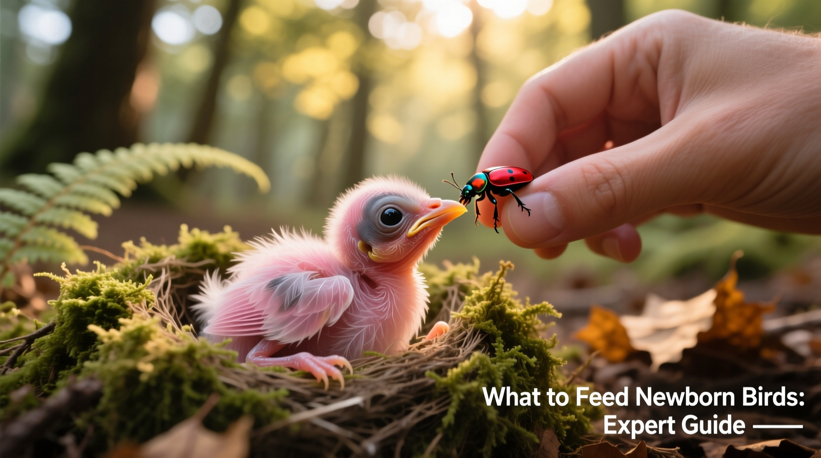what to feed newborn birds