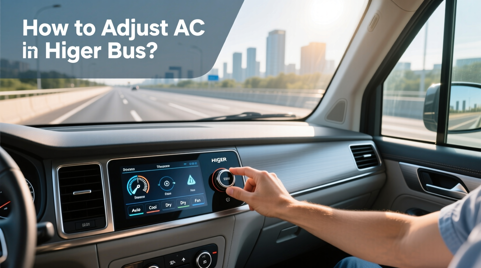 How to choose higer bus ac control panel,How to adjust AC in bus?