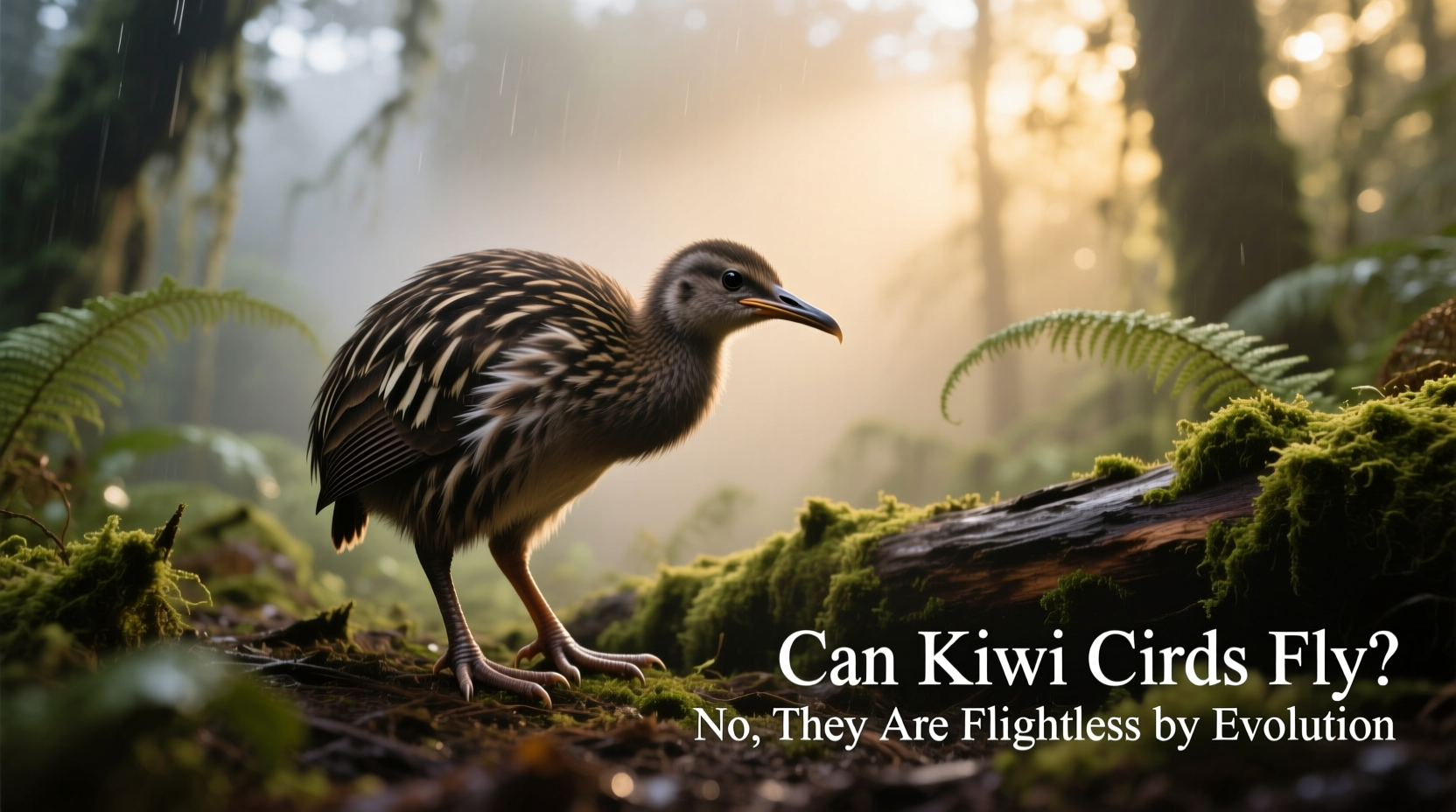 can kiwi birds fly
