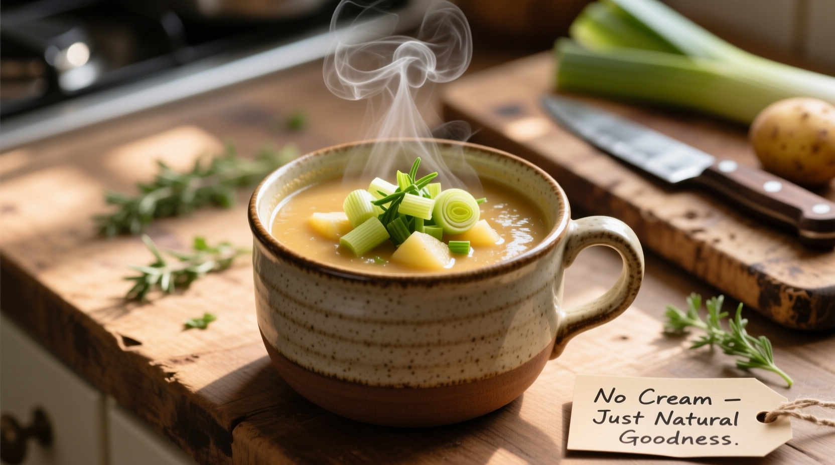 Creamy Leek Potato Soup Without Cream: 30-Minute Recipe