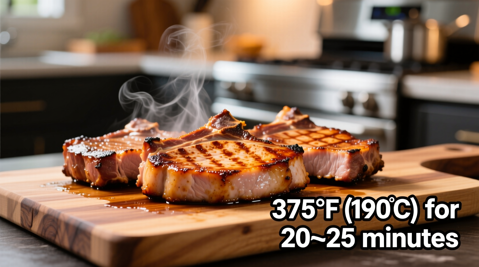 Perfect Pork Chop Oven Temperature Guide: 375°F for 20-25 Min