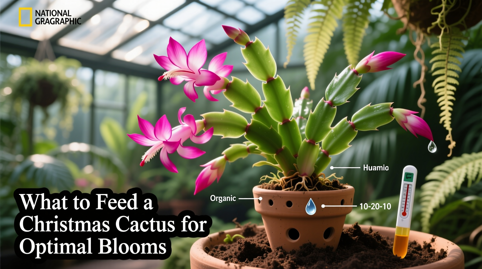 what to feed a christmas cactus