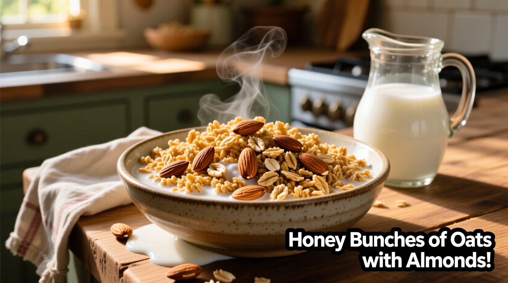 honey bunches of oats with almonds cereal