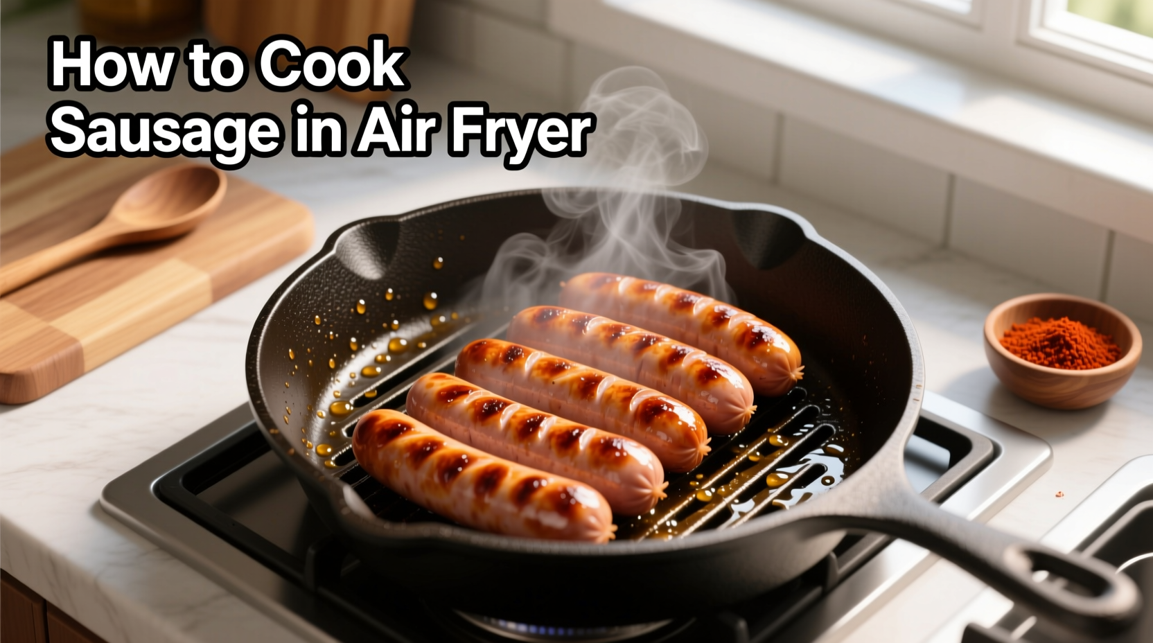 how to cook sausage in air fryer