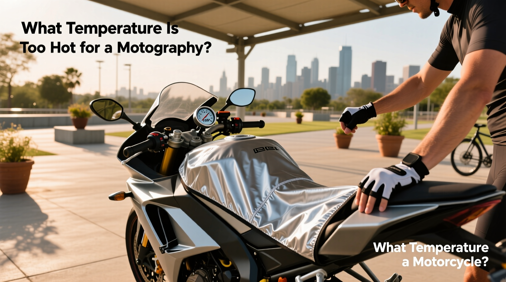 Sun Protection Motorcycle Cover Buying Guide: What Temp Is Too Hot?