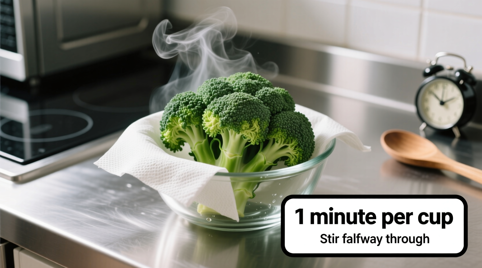 how to cook broccoli in microwave