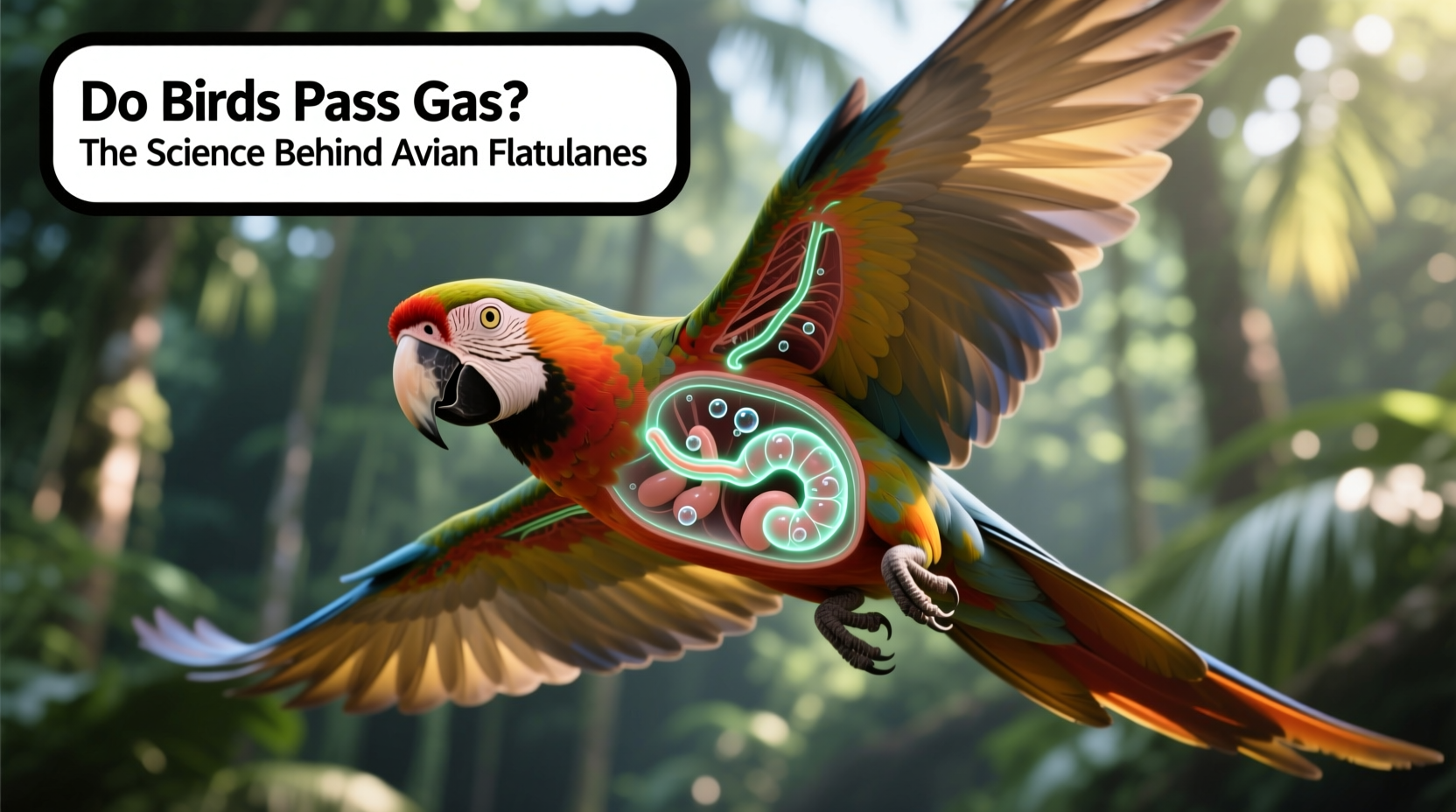 do birds pass gas