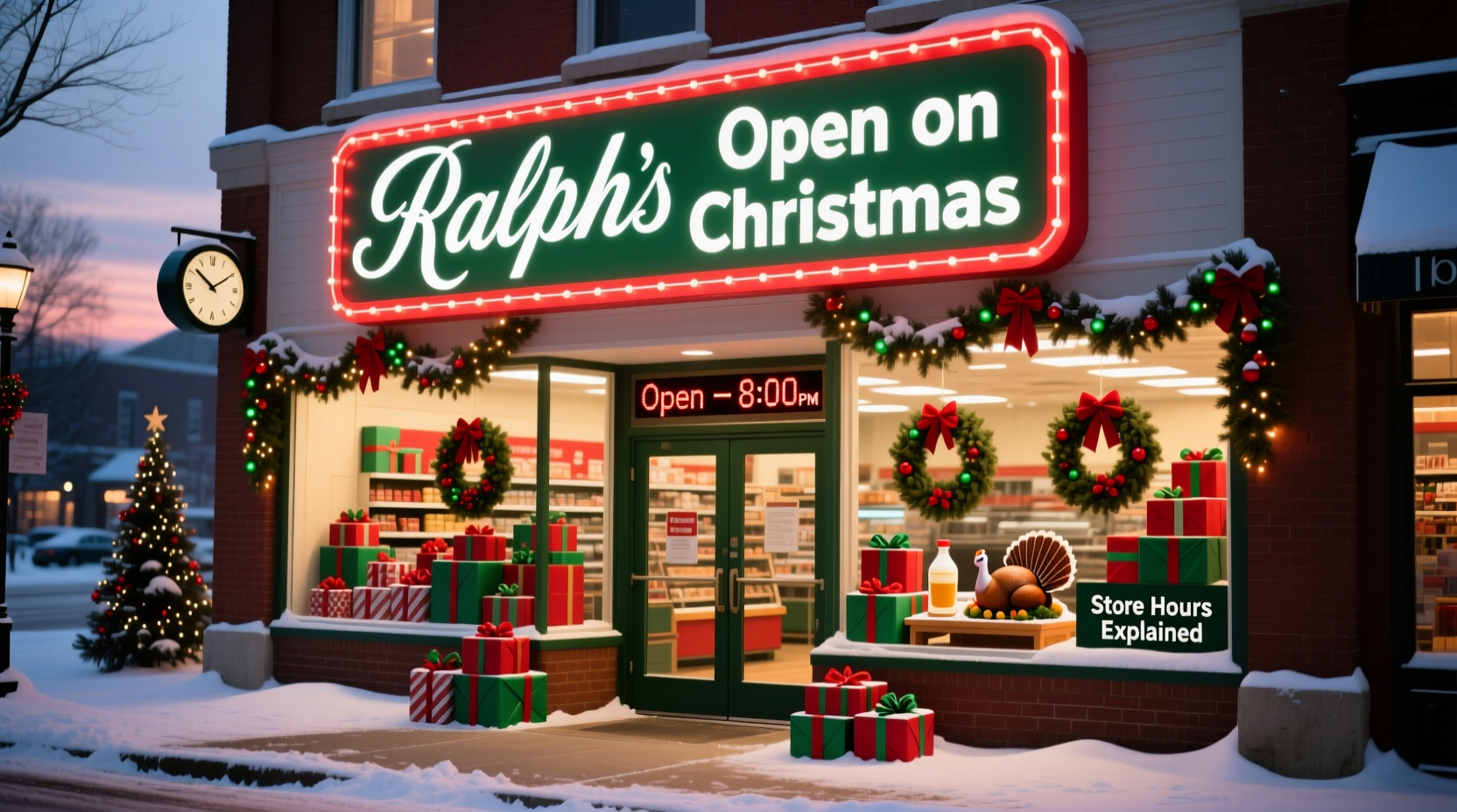 is ralphs open on christmas