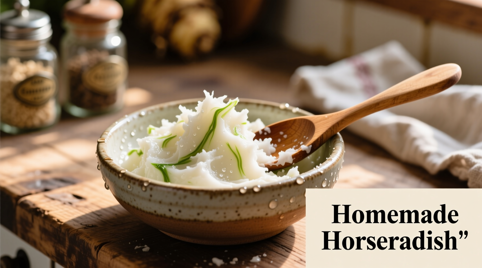 homemade horseradish