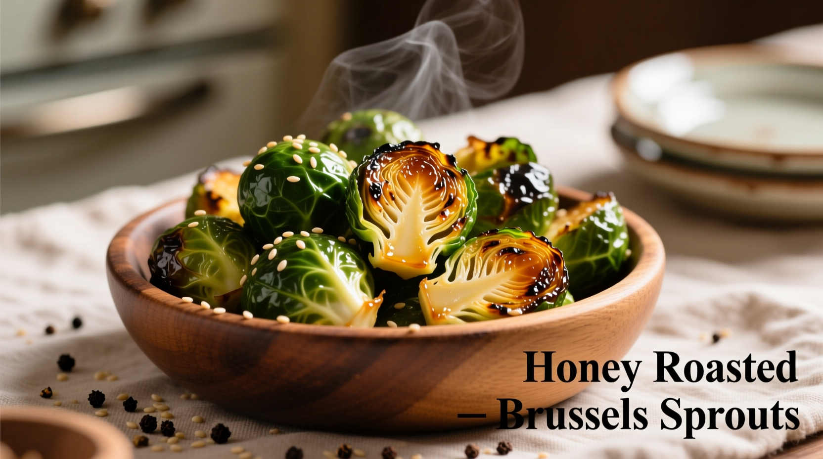 honey roasted brussel sprouts