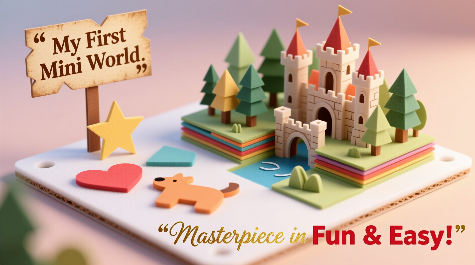 Craft foam board project examples for different skill levels