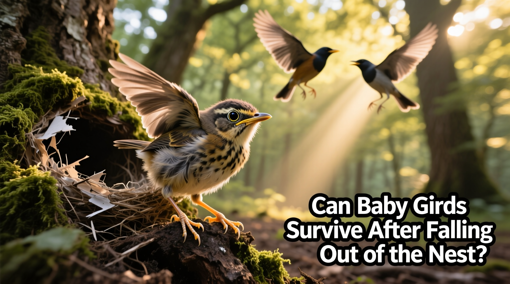 can baby birds survive after falling out nest