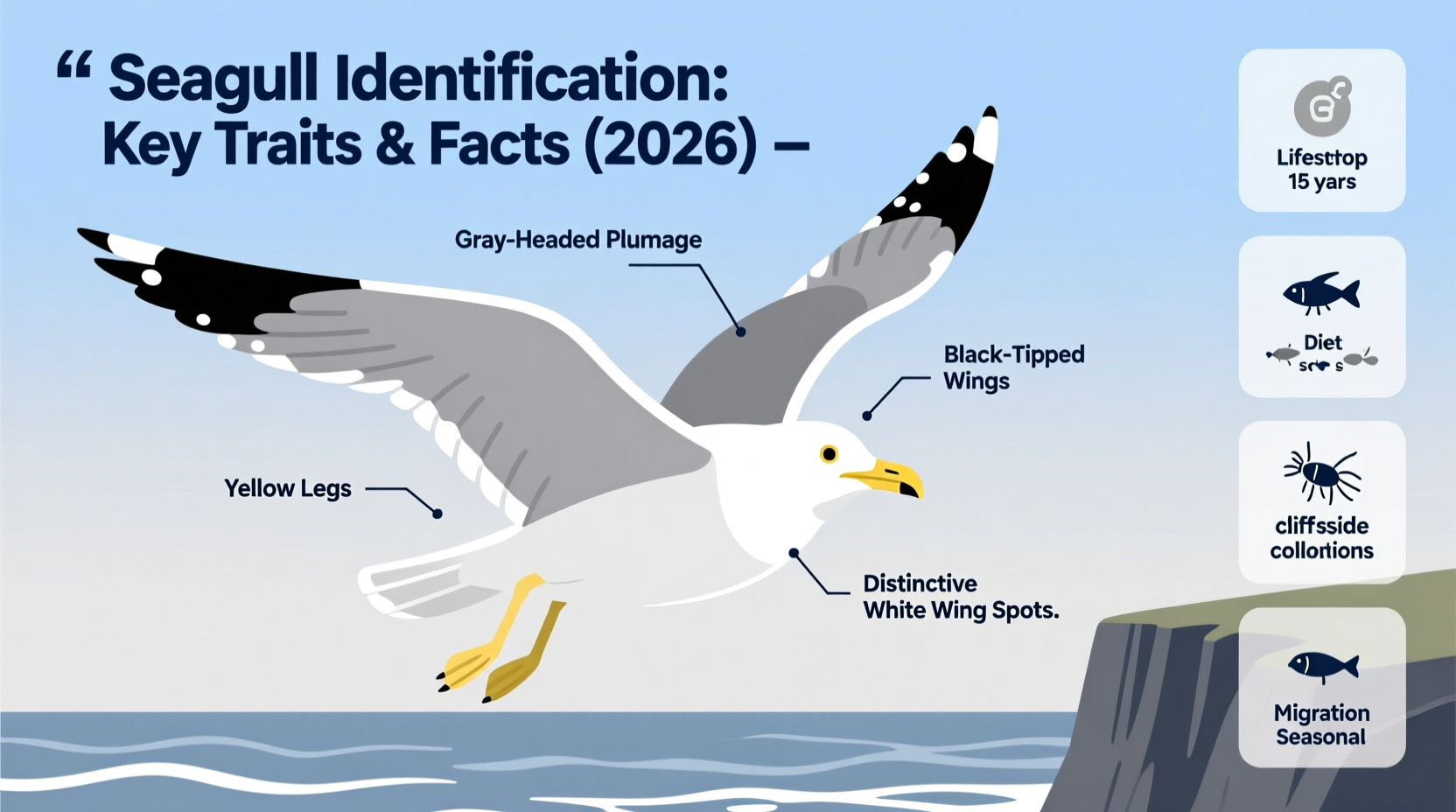 Seagull Identification: Key Traits & Facts (2026)