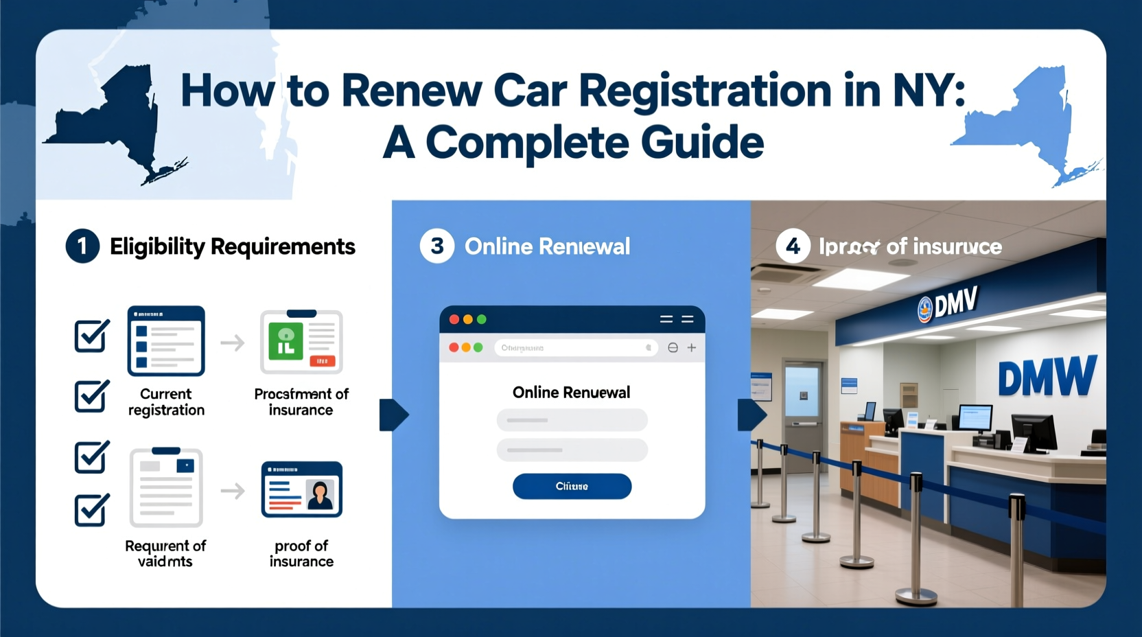 how to renew car registration ny