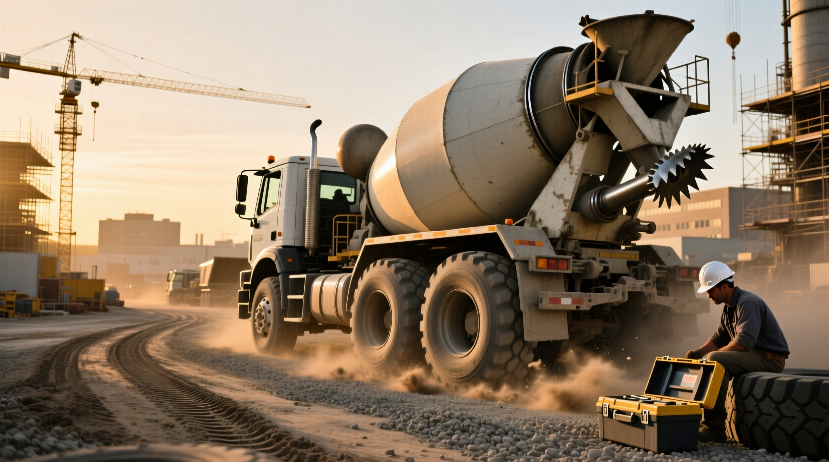 How to Choose Concrete Truck Tires, What Tires Do Concrete Trucks Use?