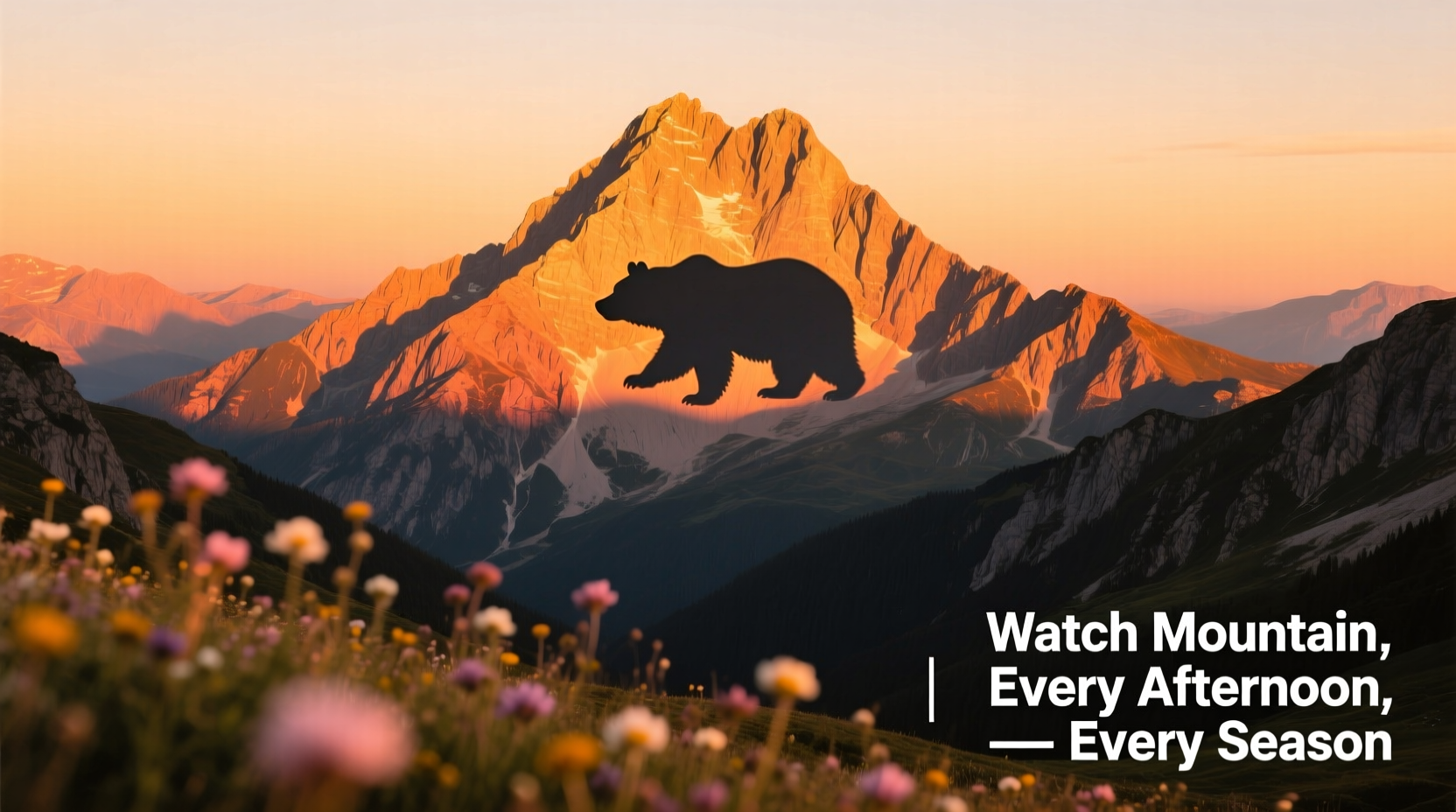How to Watch Mountain Form Massive Shadow in Perfect Bear Shape Every Afternoon