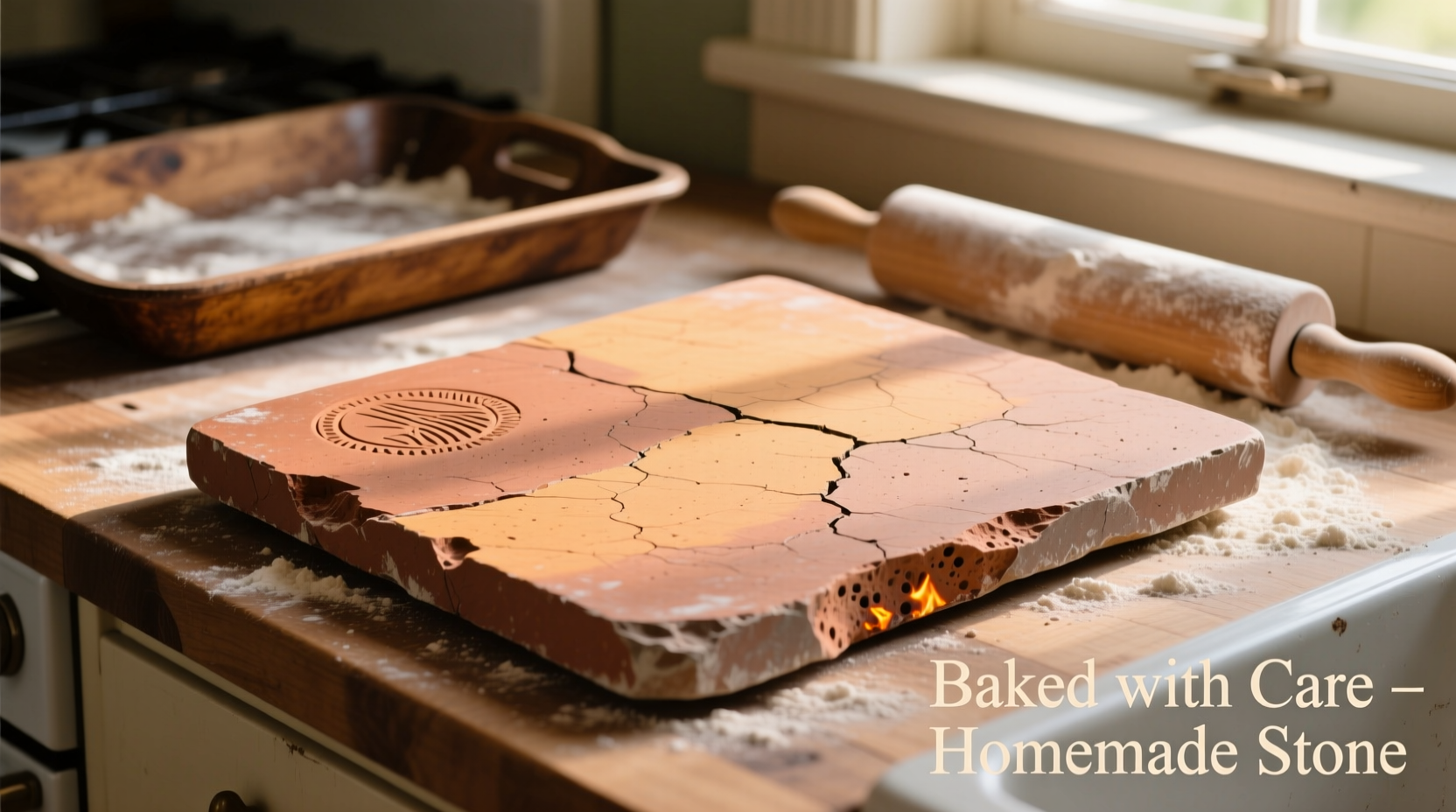 homemade baking stone