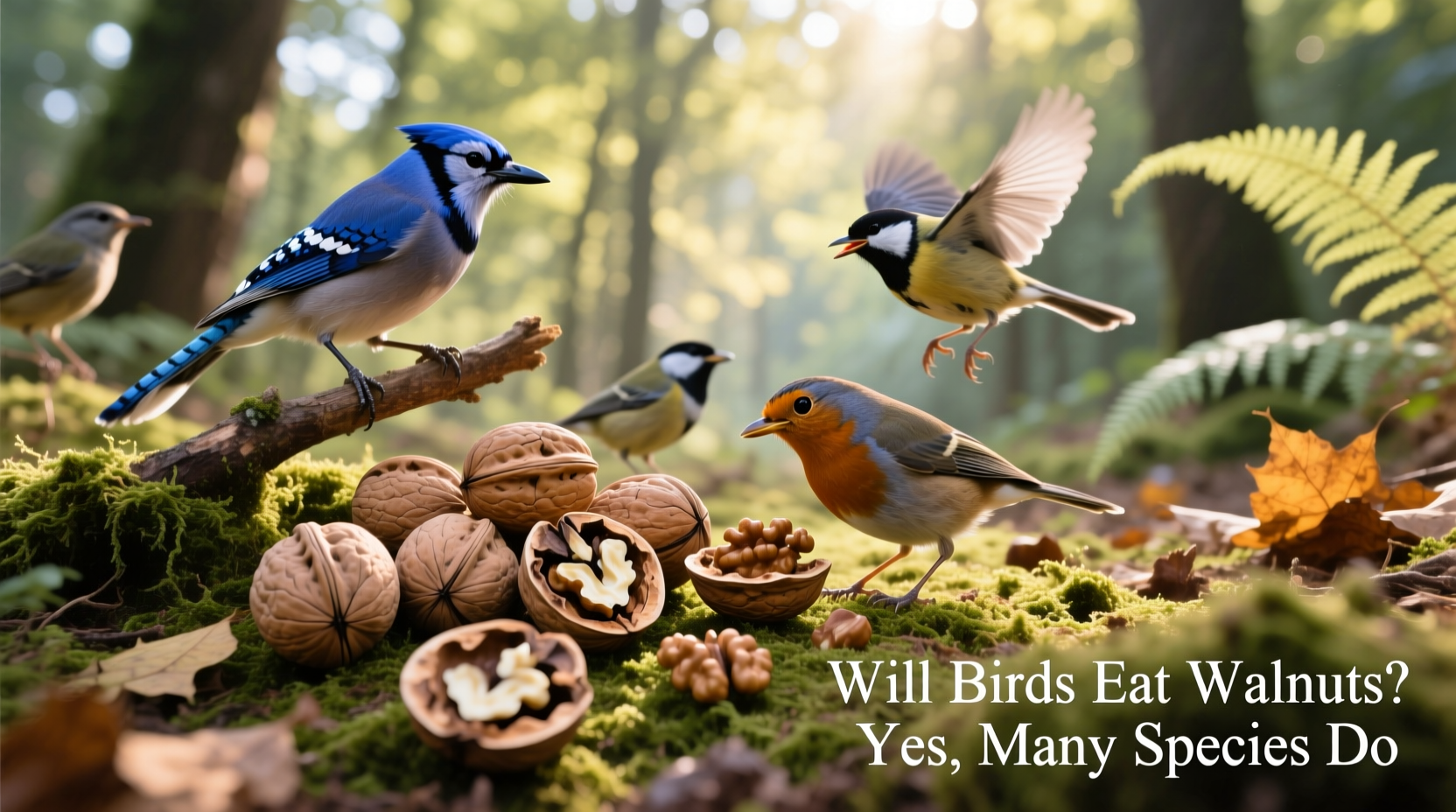 will birds eat walnuts