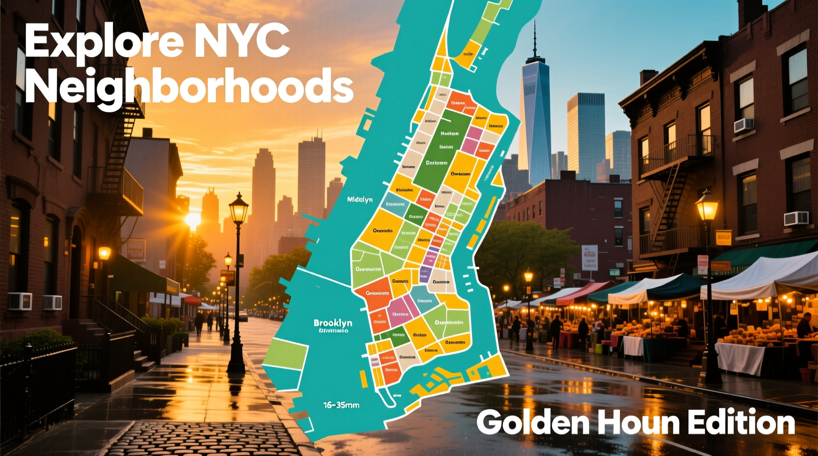 New York City Neighborhoods Map Guide for Budget Travelers