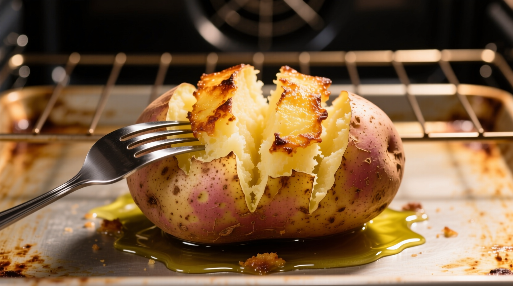 how long to bake potato at 350