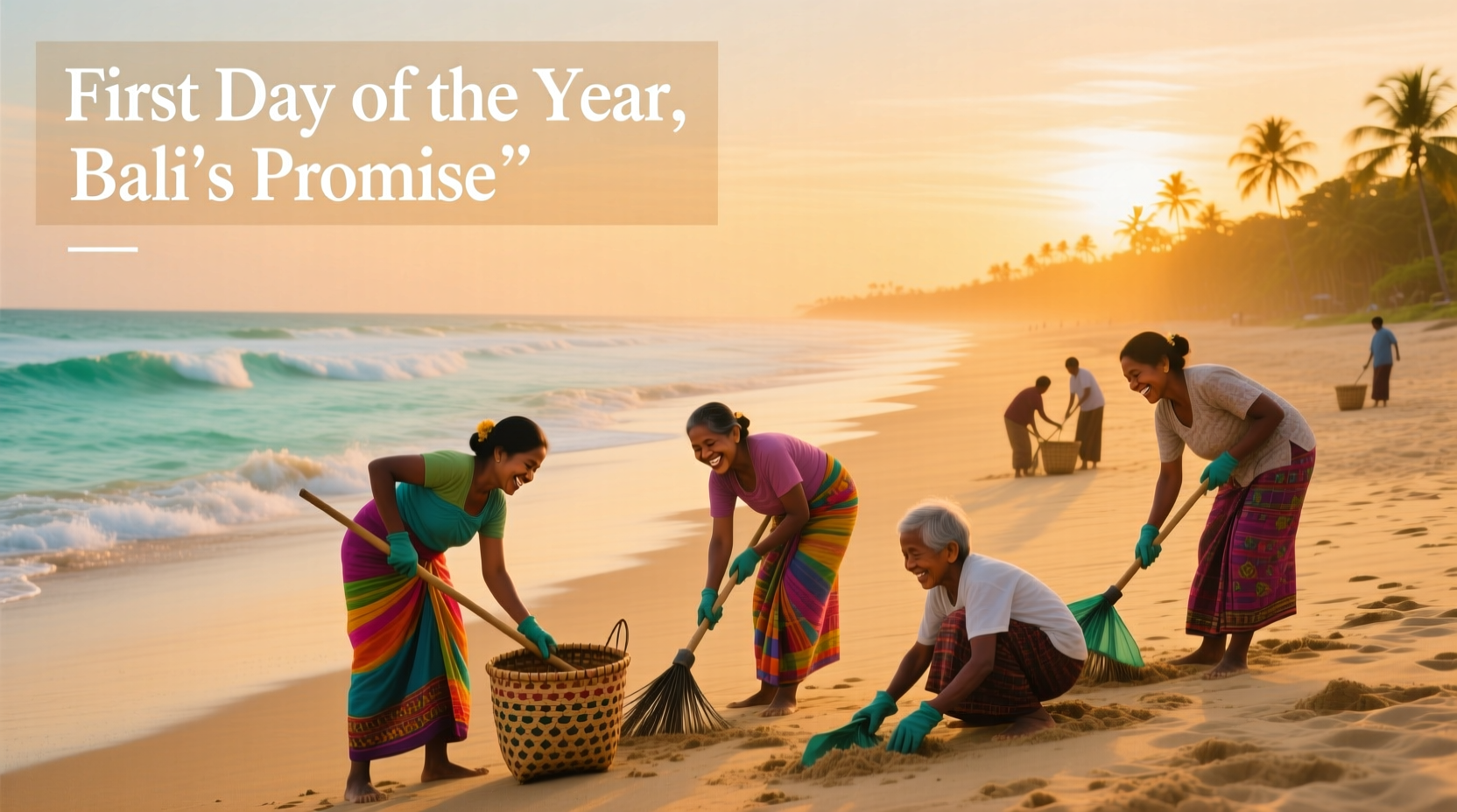 How Bali Locals Spend New Year’s Day Cleaning Kuta Beach — A Budget Traveler’s Guide