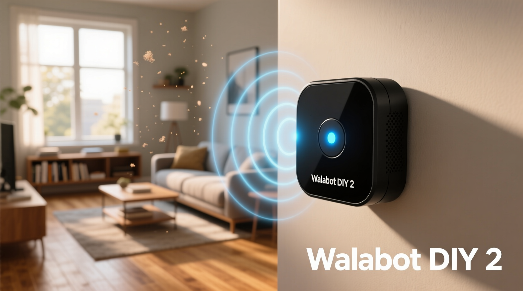 Walabot DIY 2 motion sensor detecting movement in living room