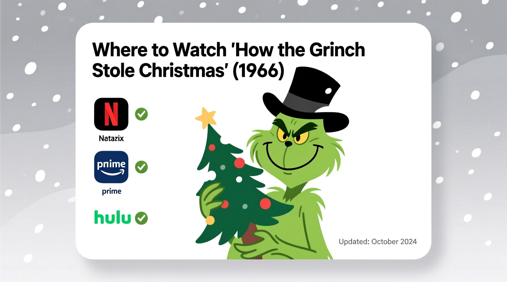 how the grinch stole christmas cartoon streaming
