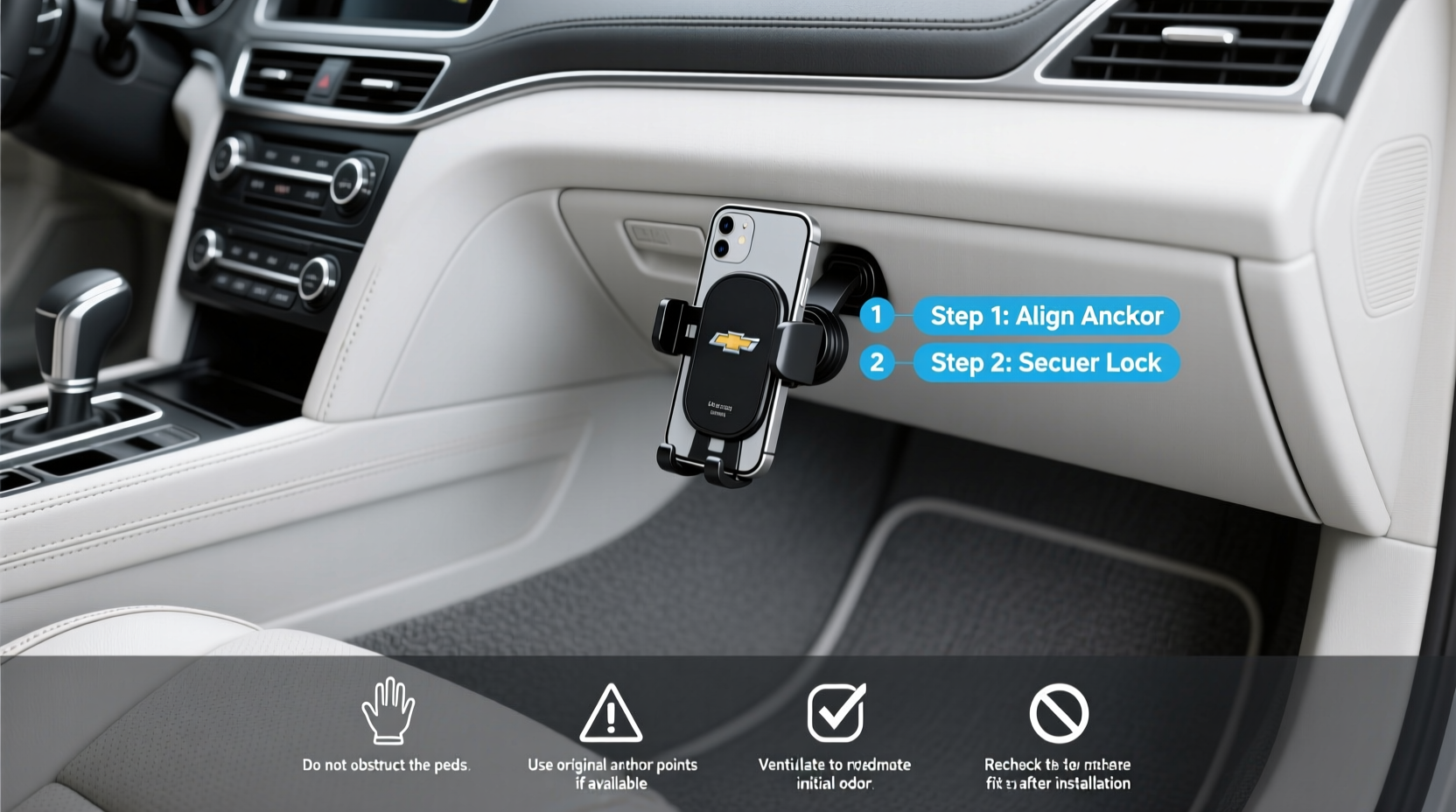 How to Choose Cell Phone Mount for 2012 Chevy Malibu