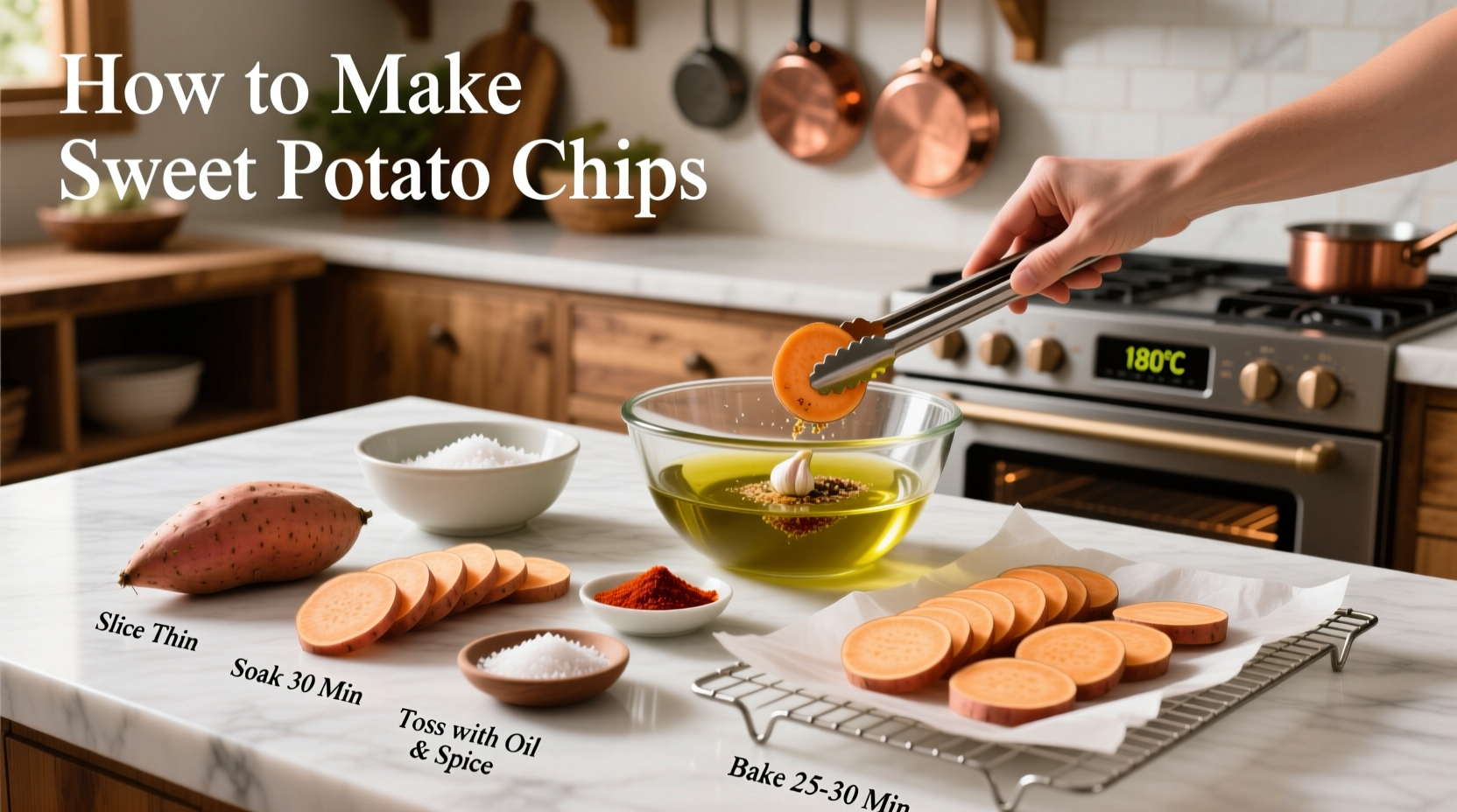 how do you make sweet potato chips