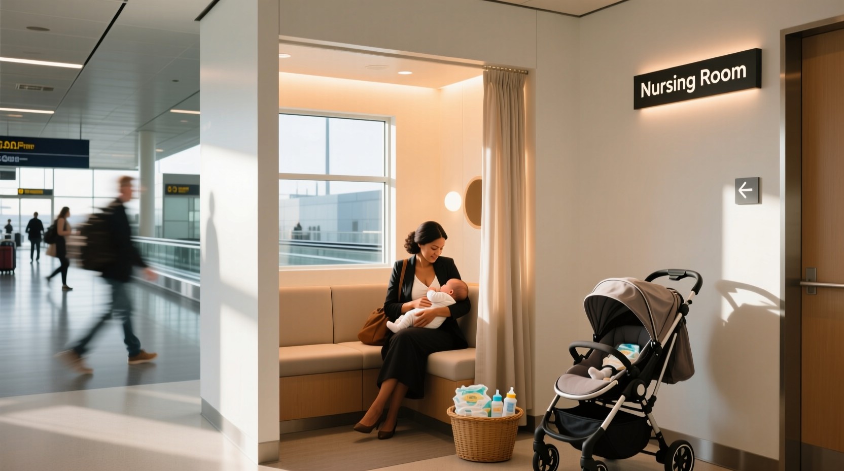 US Airports Breastfeeding Rooms: Transport & Logistics Guide