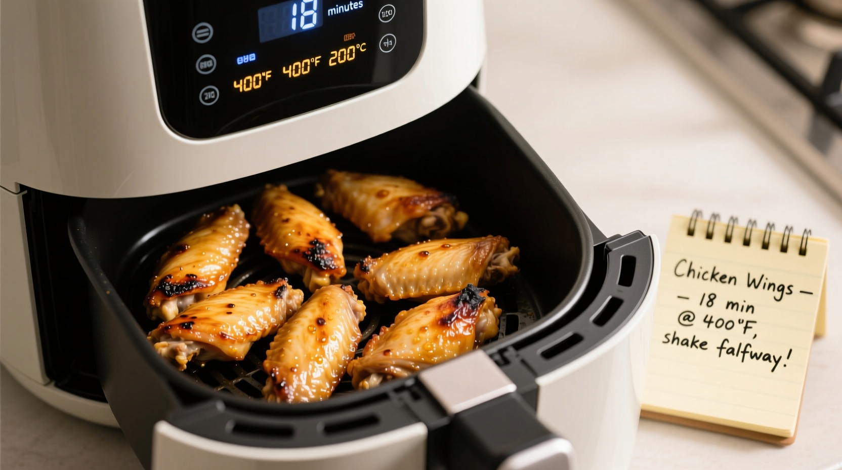 how long to cook chicken wings in air fryer