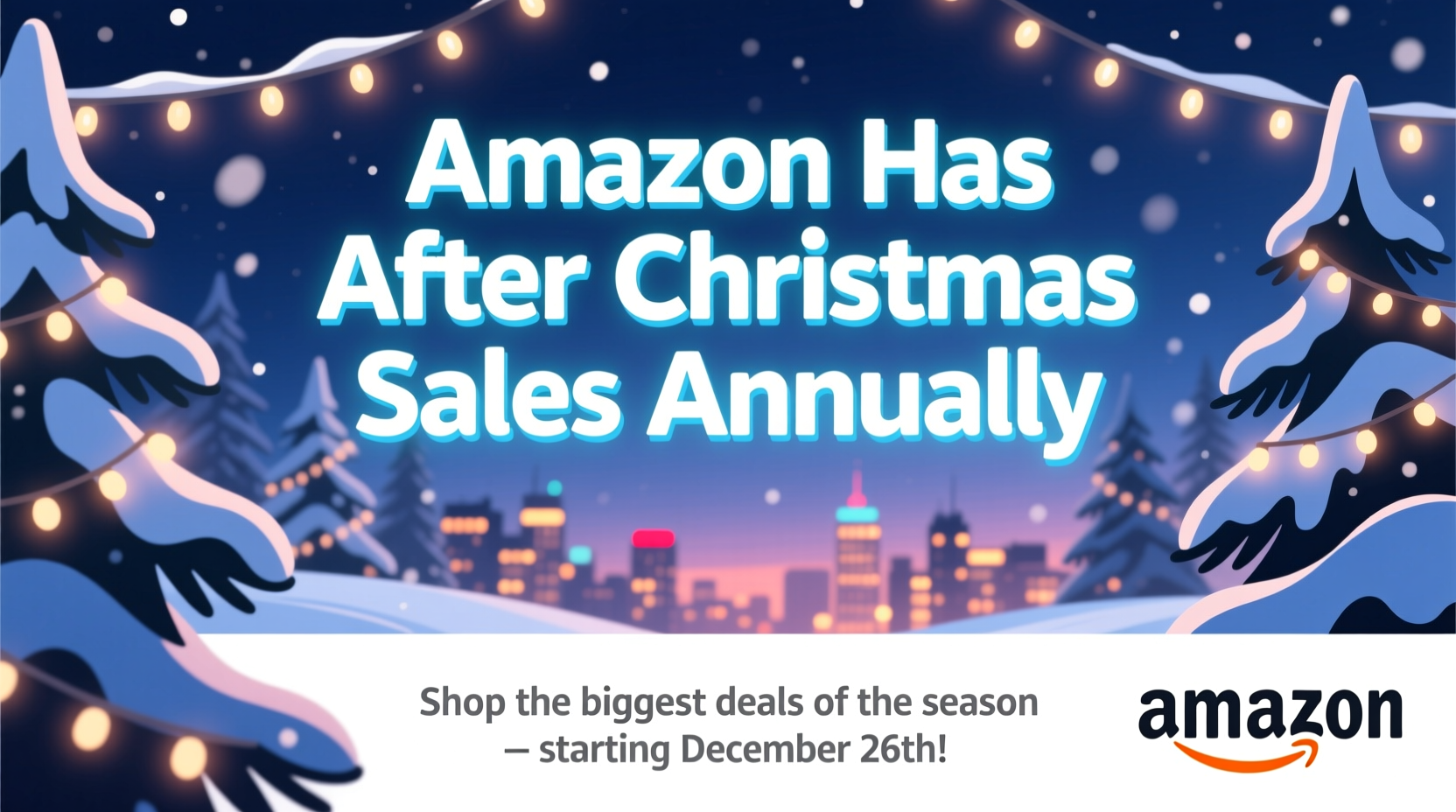 does amazon have after christmas sales