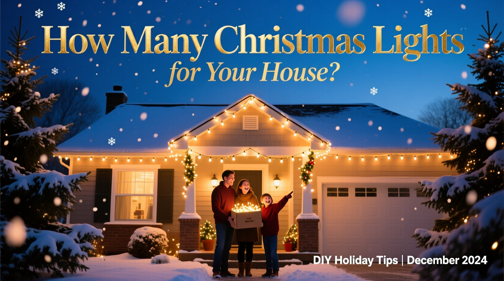 how many christmas lights do i need for my house