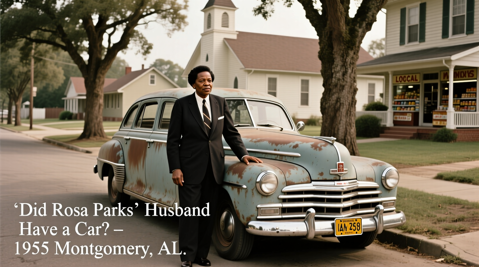 did rosa parks husband have a car