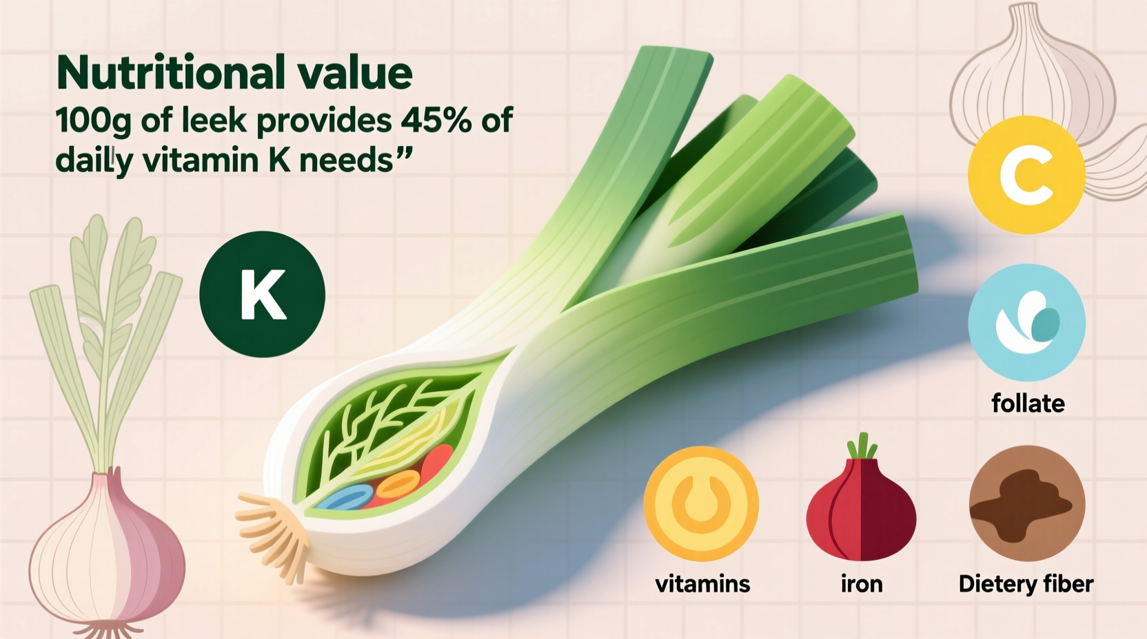 Leek Nutrition Facts: Complete Nutritional Profile & Benefits