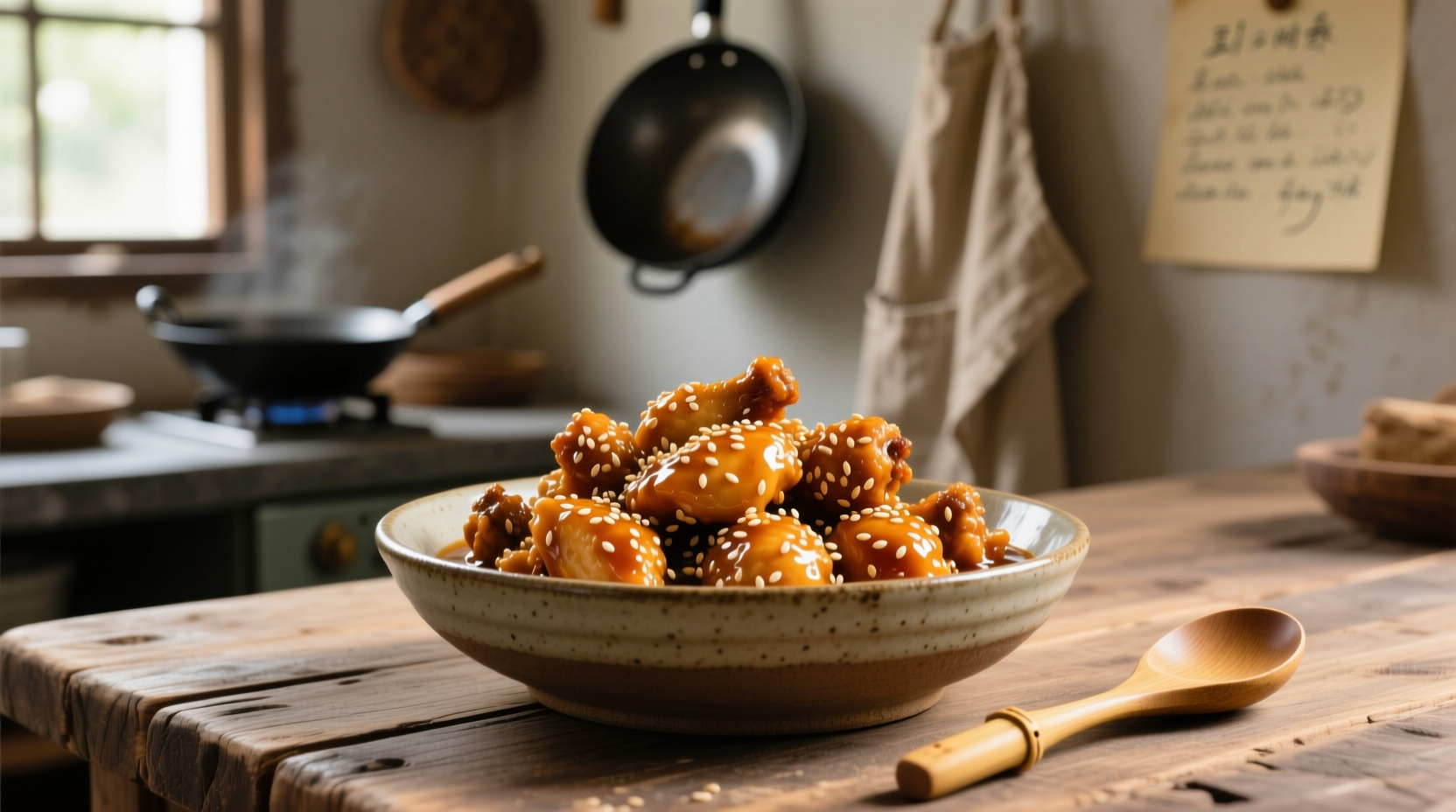 homemade sesame chicken