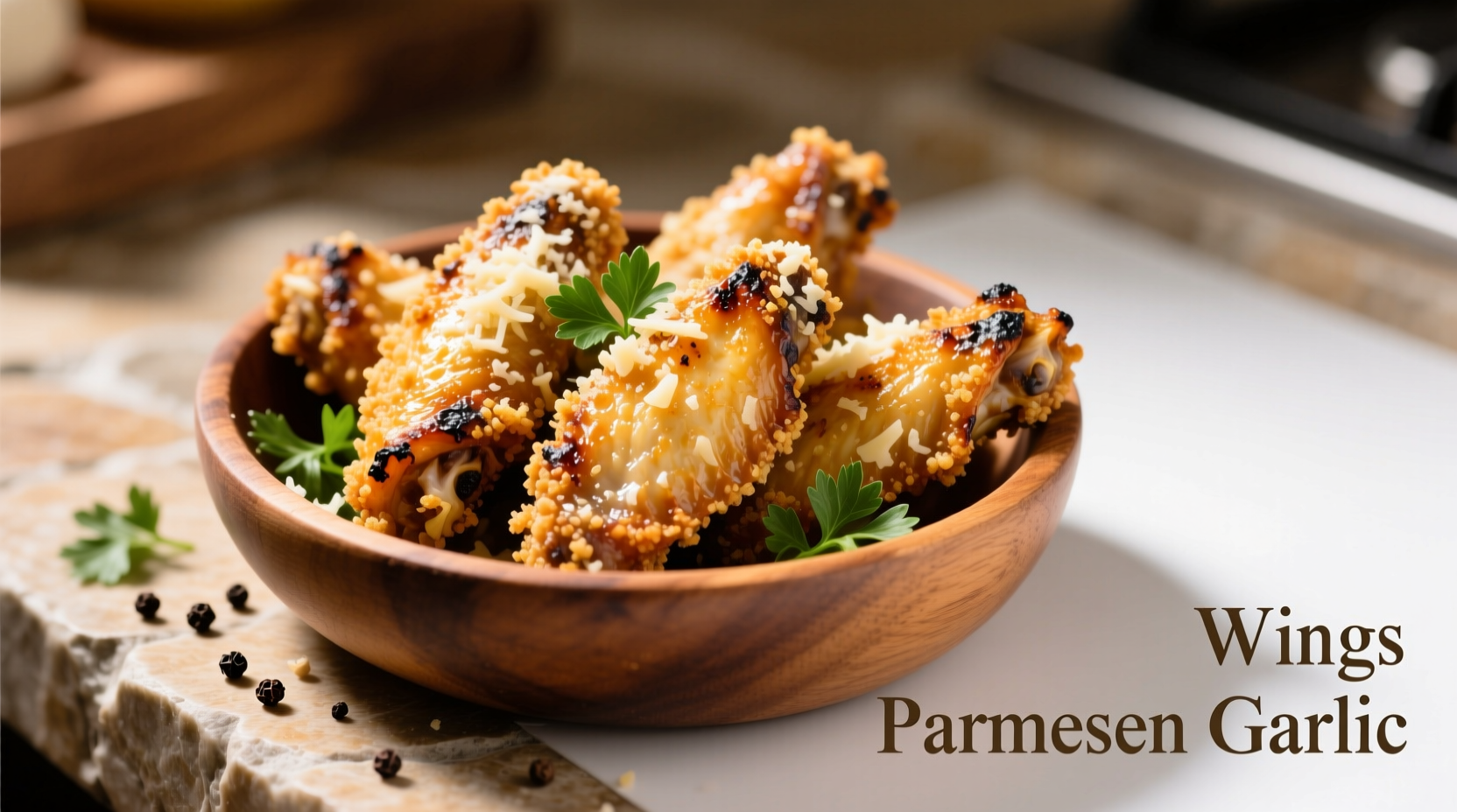 wings parmesan garlic