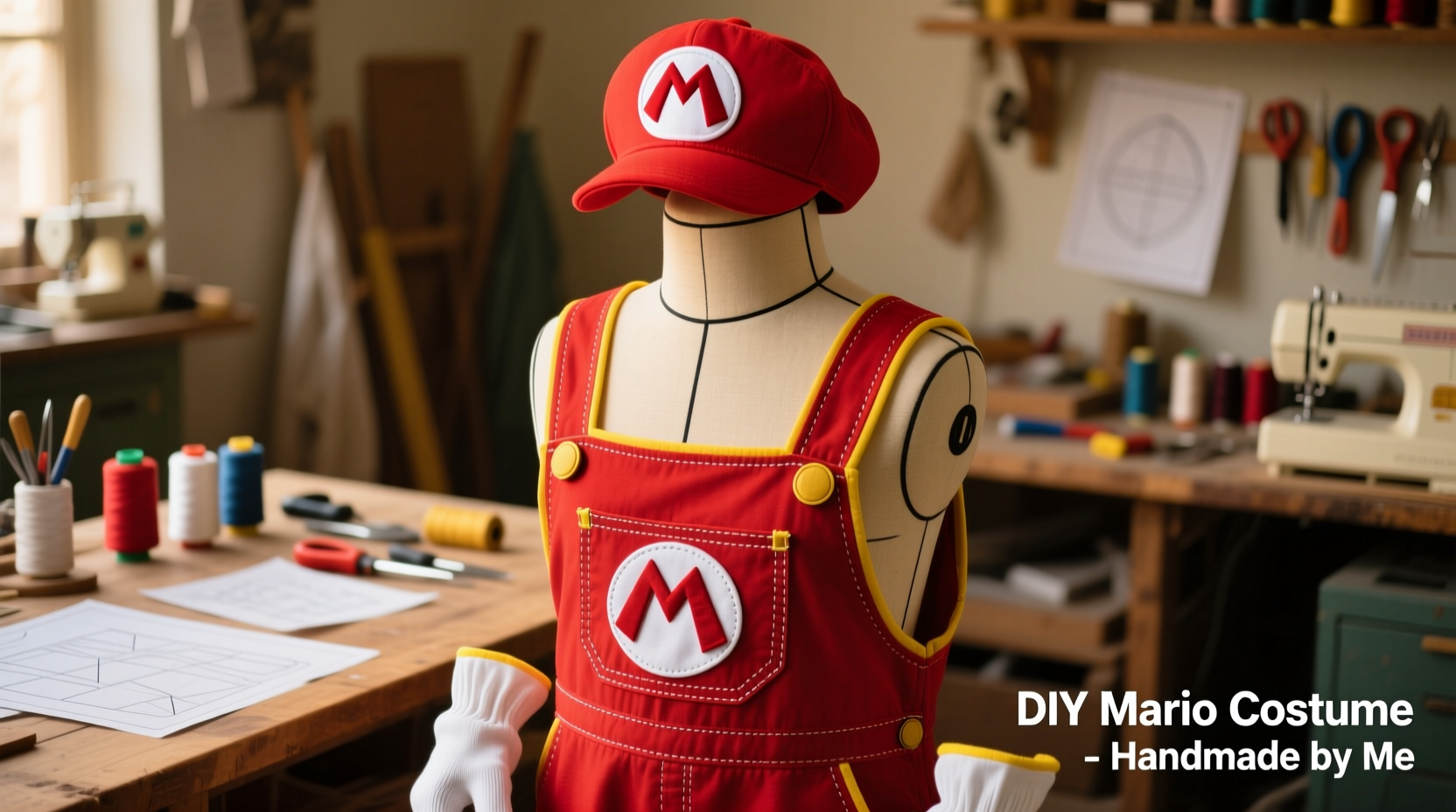 diy mario costume