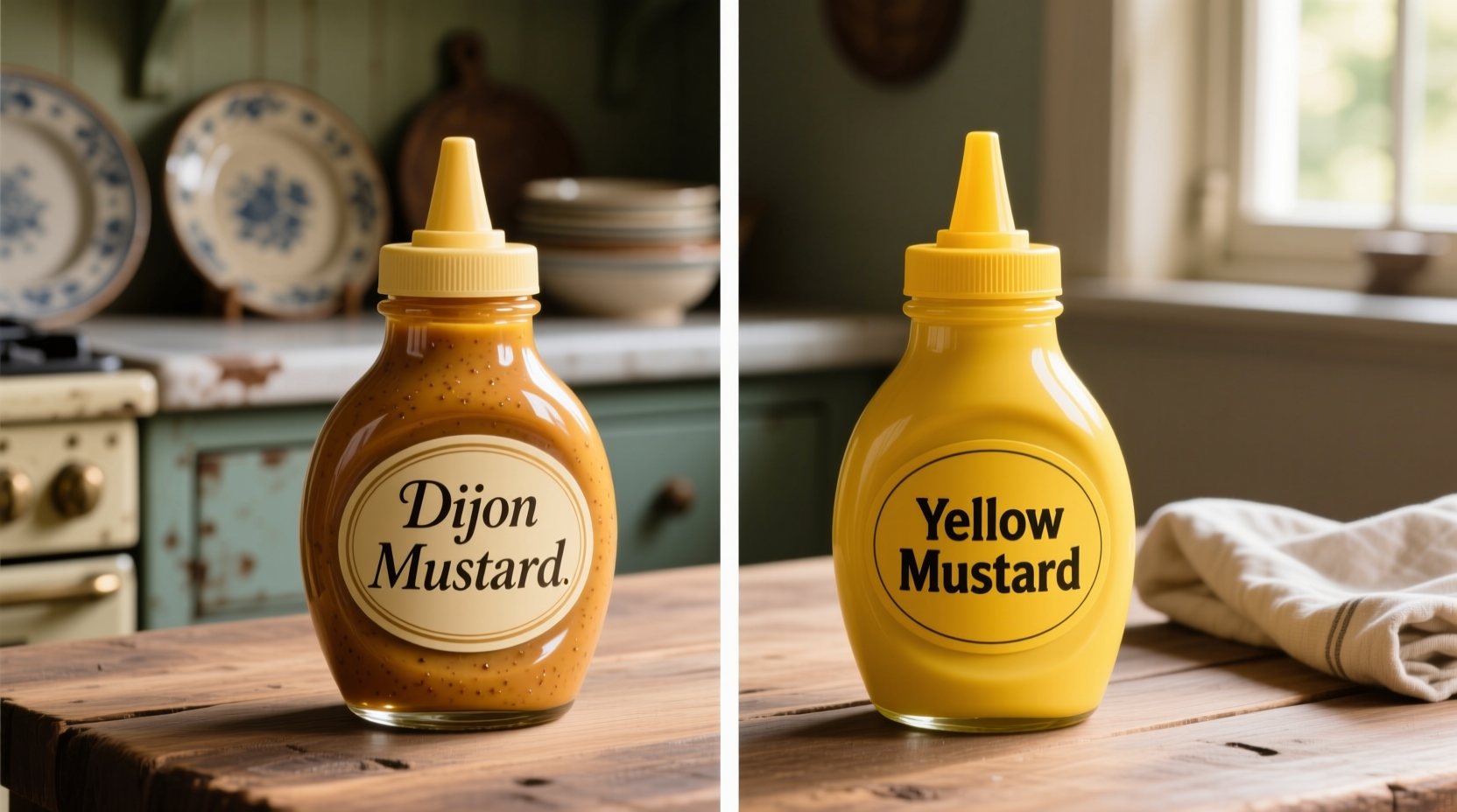 dijon mustard vs yellow mustard