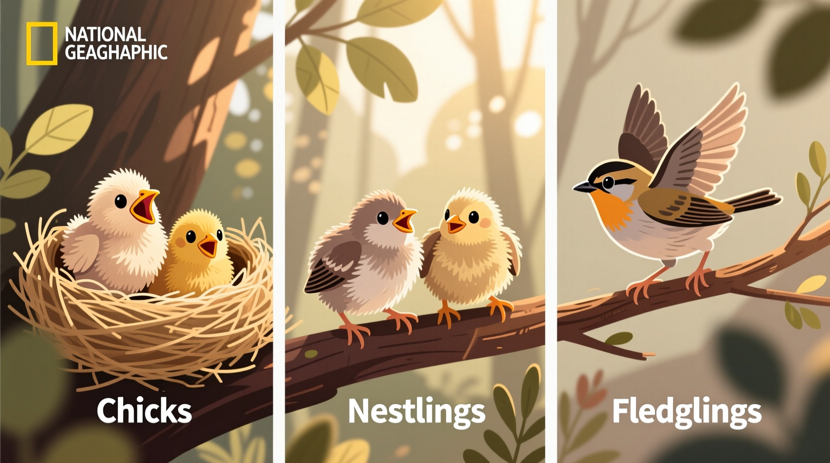 what are young birds called