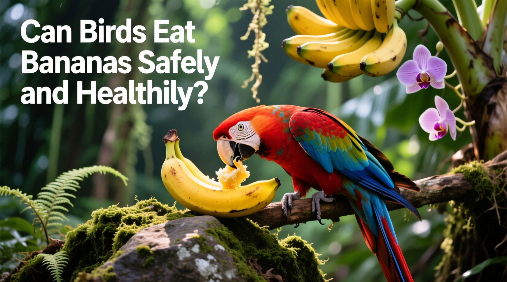 can birds eat bananas