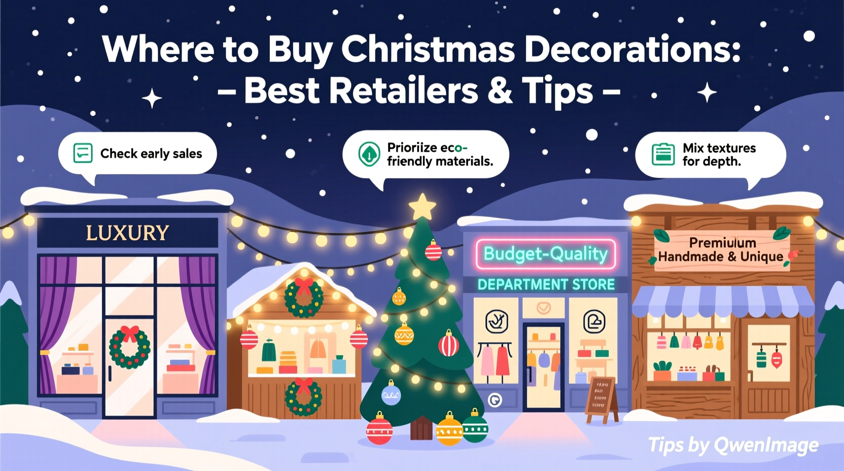 where to buy christmas decorations