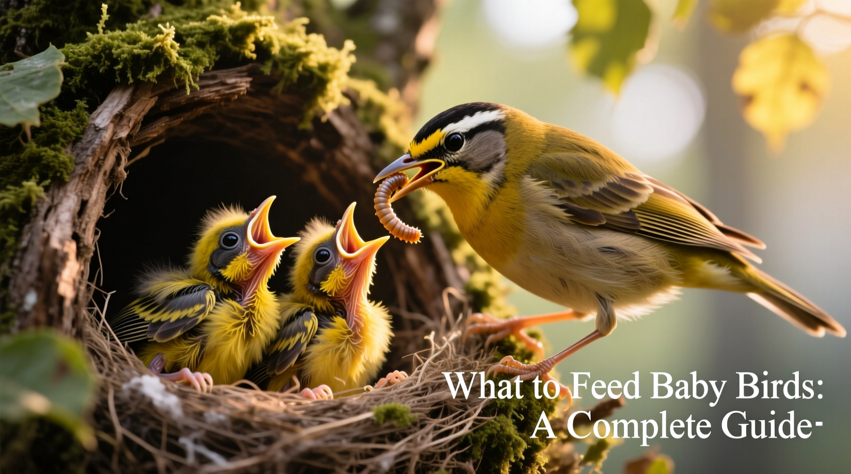 what do you feed baby birds