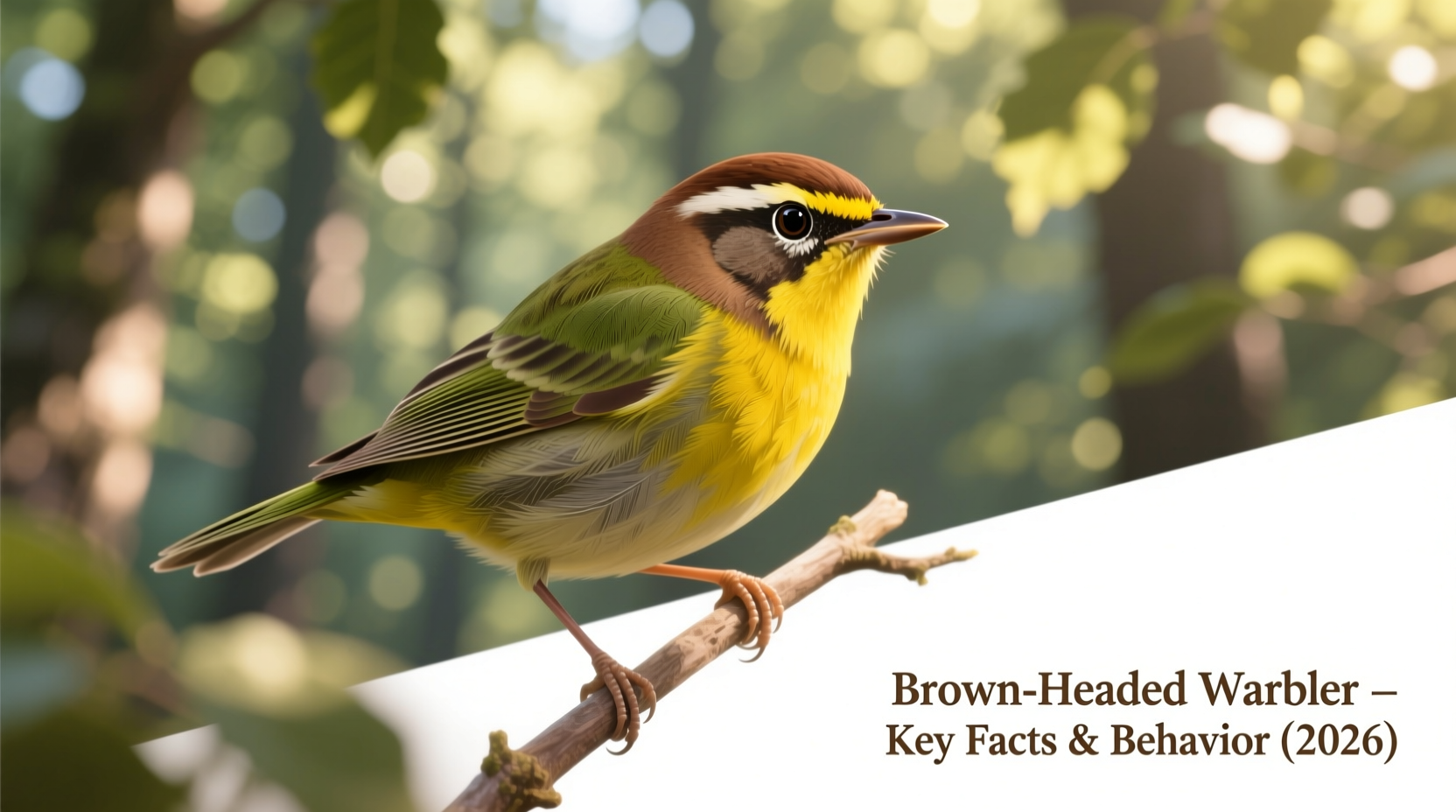 Brown-Headed Warbler Guide: Key Facts & Behavior (2026)