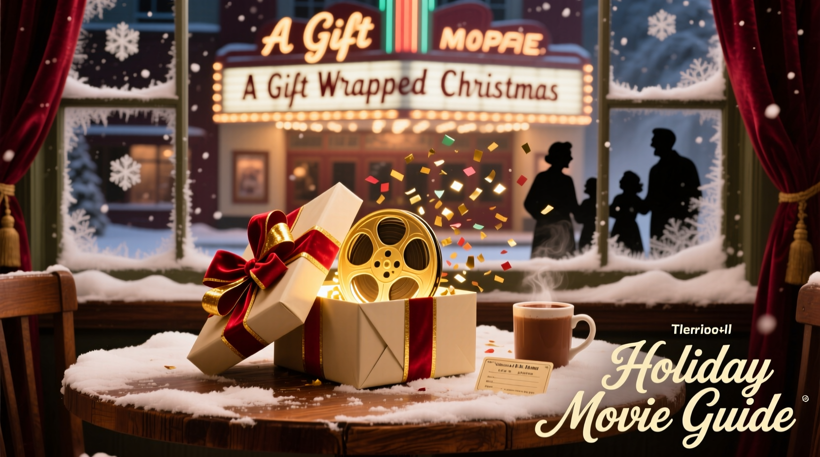a gift wrapped christmas film