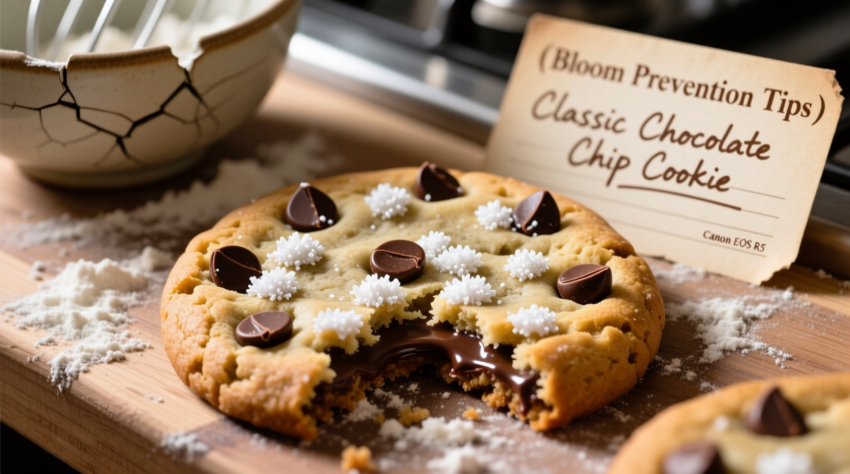 Troubleshooting homemade chocolate chip bloom issues